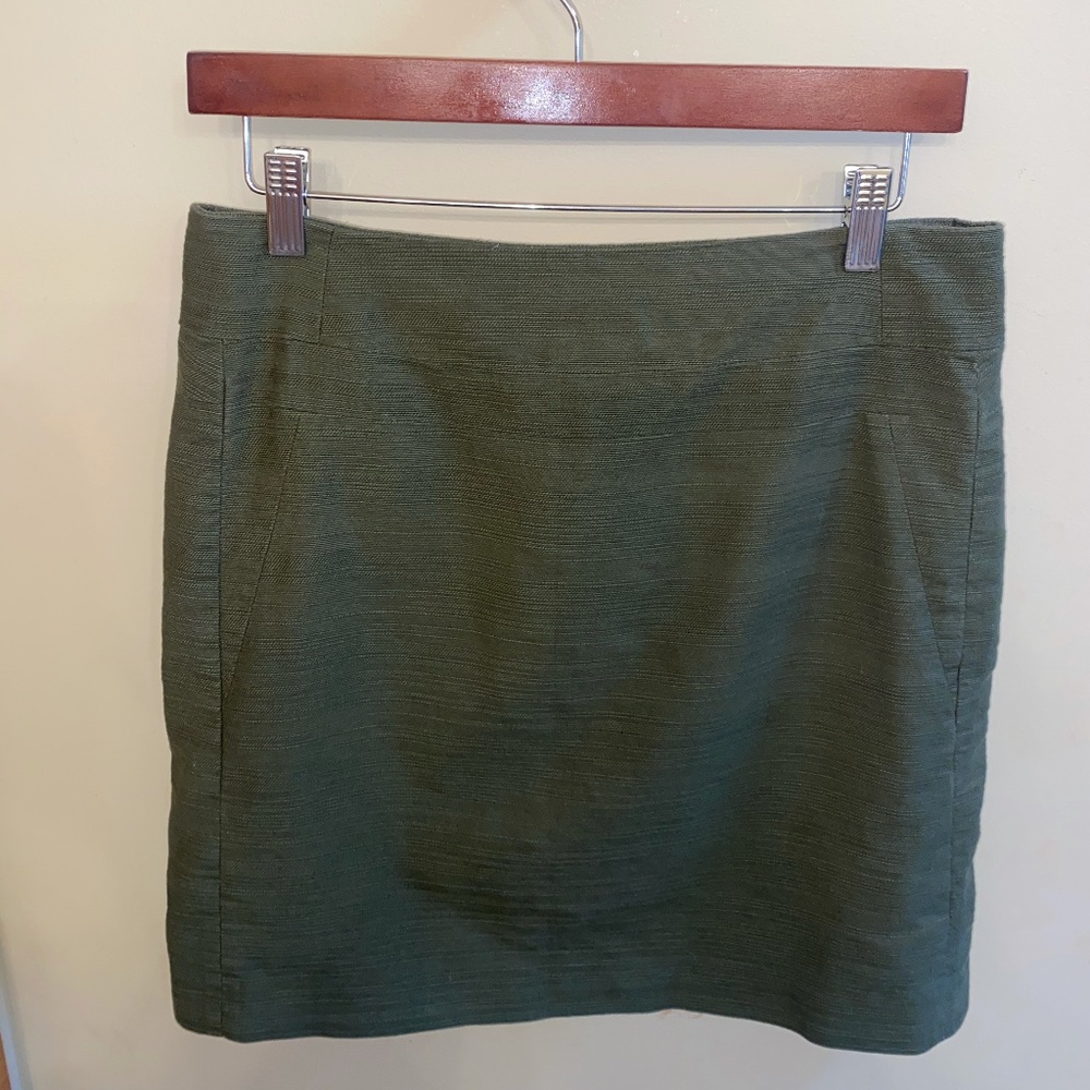 Ann Taylor skirt olive green